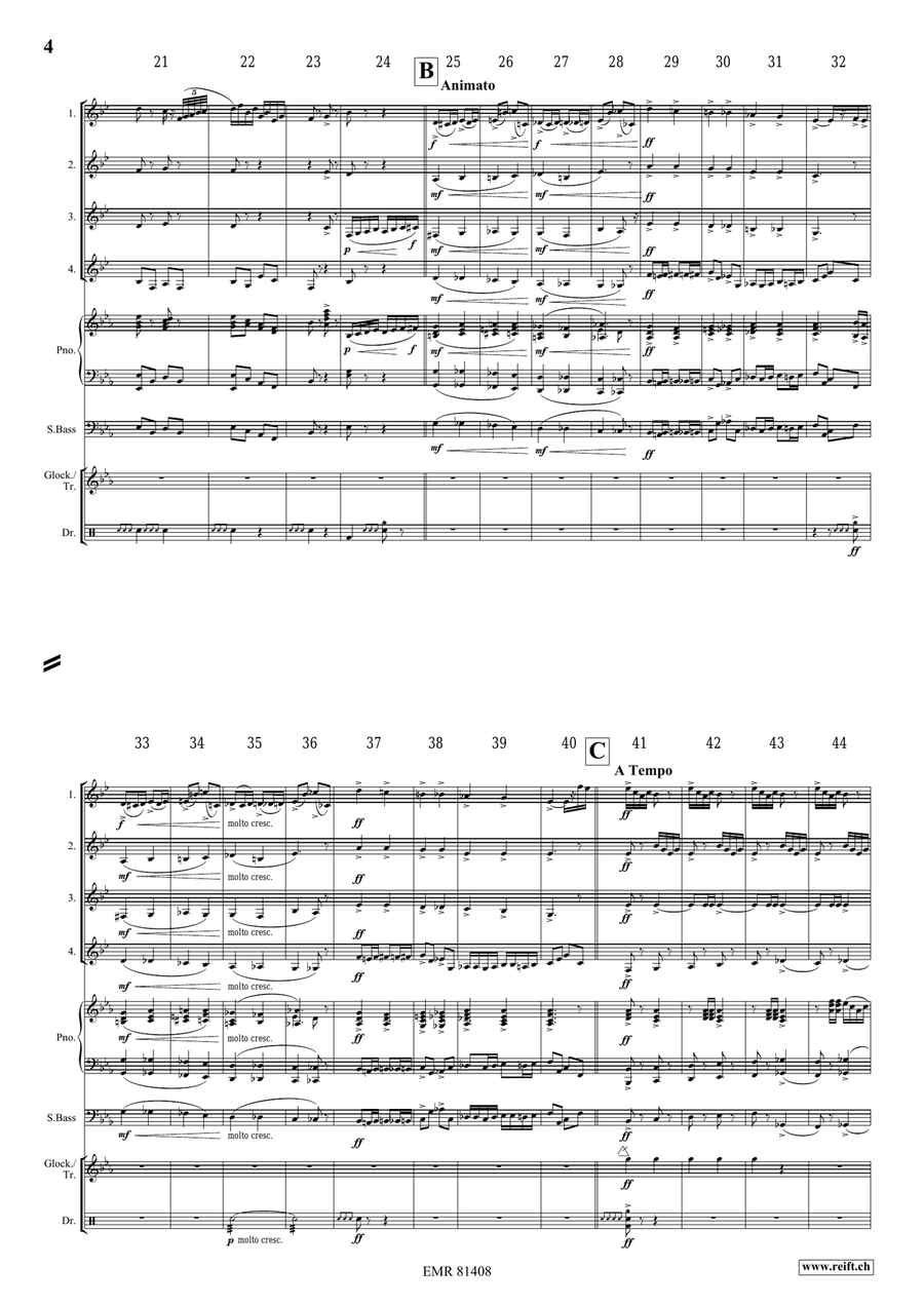 Pomp and Circumstance No. 1 Horn scores gallery preview page 4