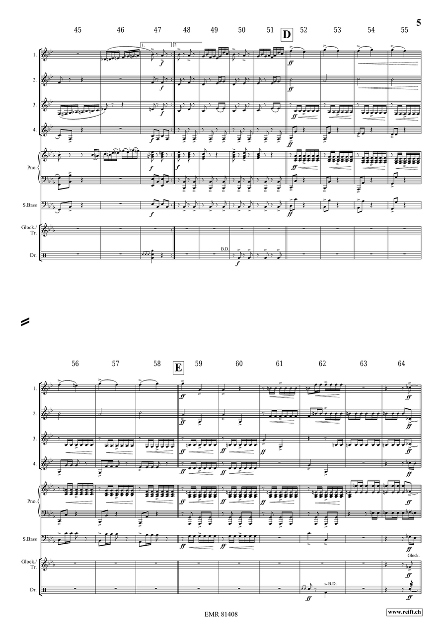Pomp and Circumstance No. 1 Horn scores gallery preview page 5