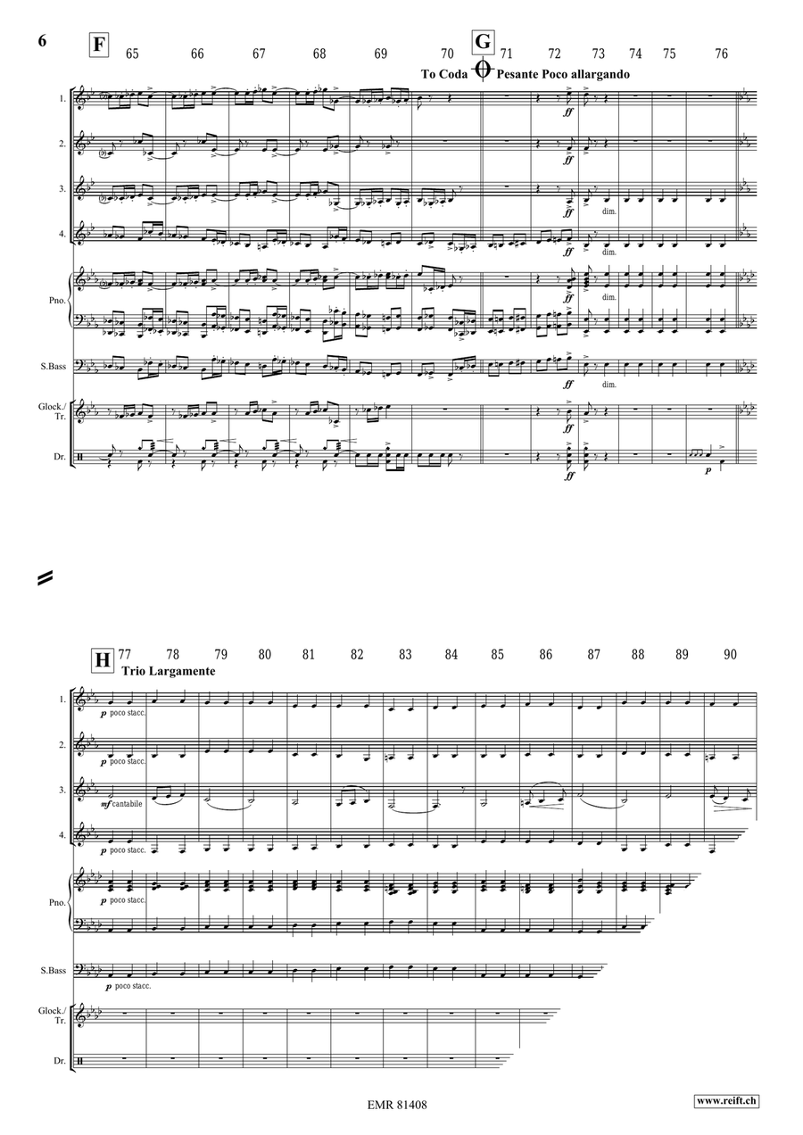 Pomp and Circumstance No. 1 Horn scores gallery preview page 6