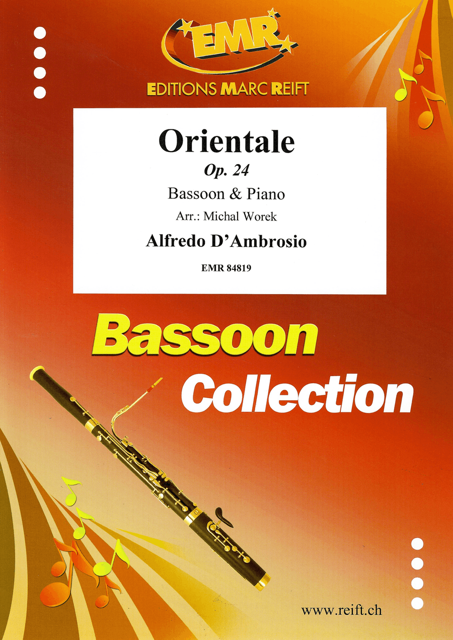 Orientale Orientale Bassoon Solo scores gallery preview page 1