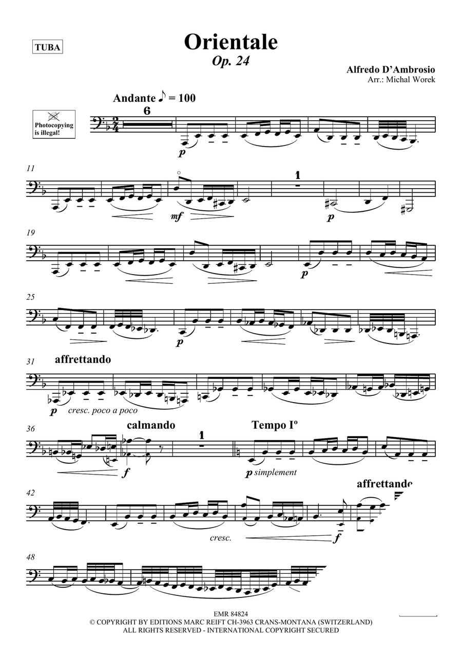 Orientale Orientale Tuba scores gallery preview page 3