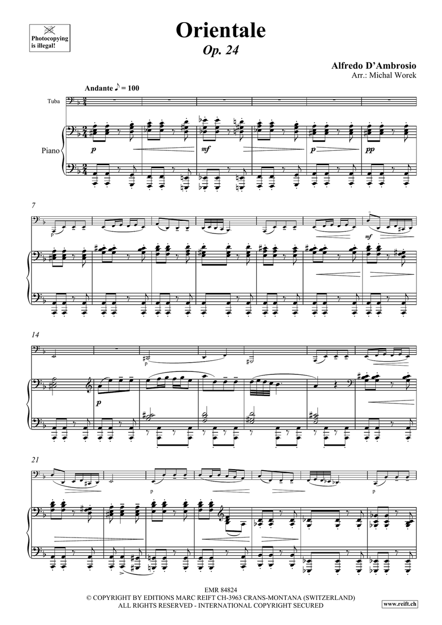 Orientale Orientale Tuba scores gallery preview page 4