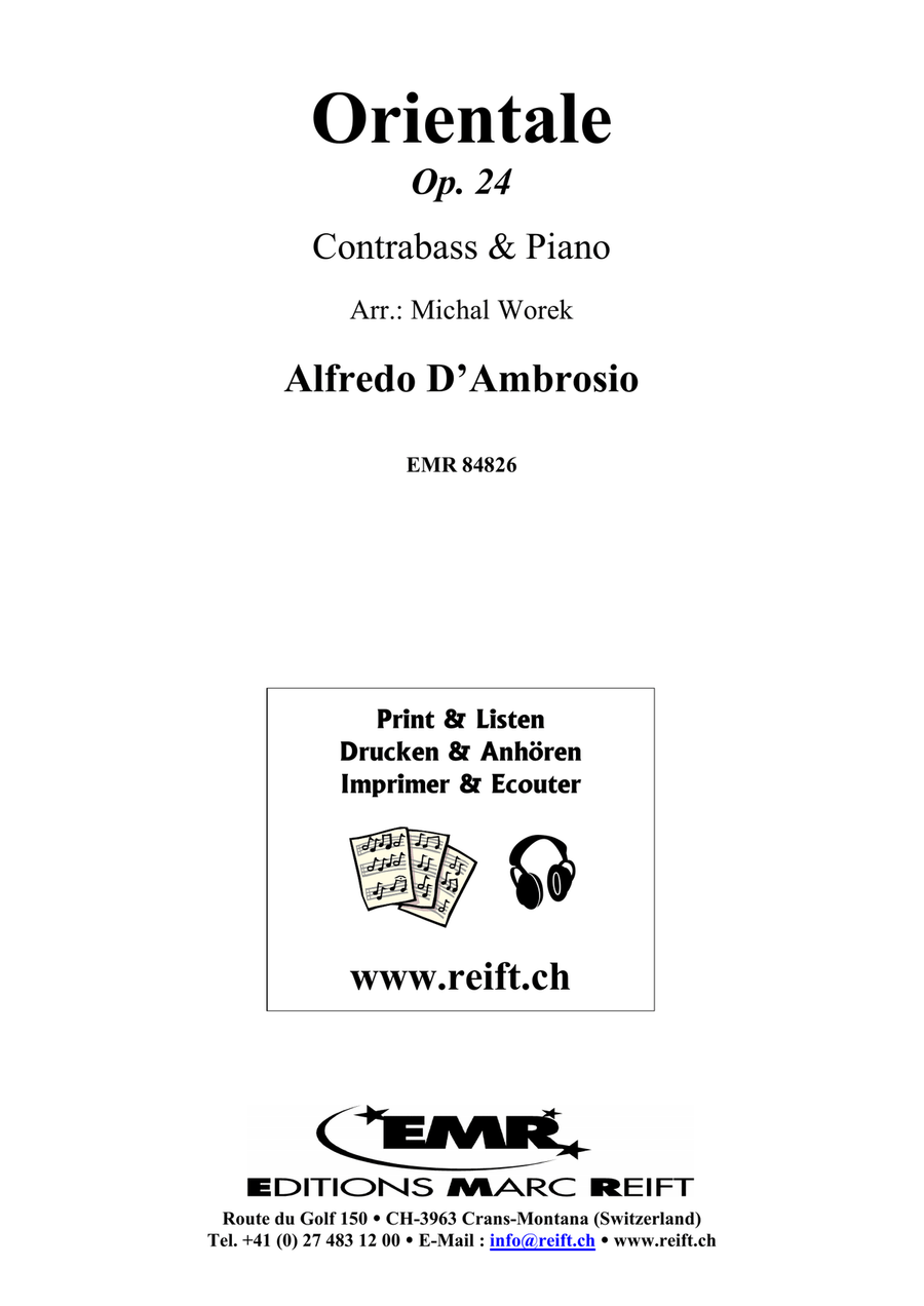 Orientale Orientale Double Bass scores gallery preview page 2