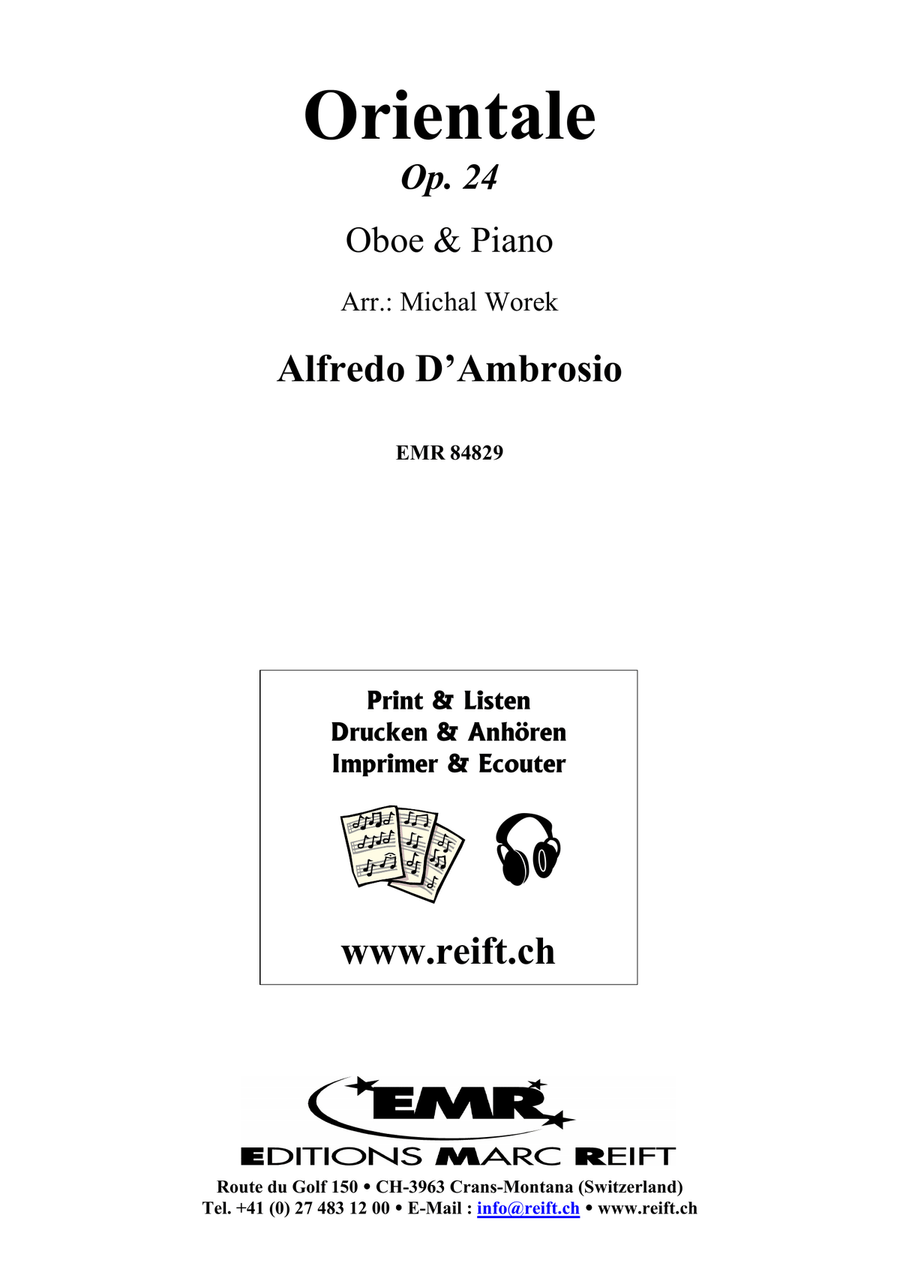 Orientale Orientale Piano Accompaniment scores gallery preview page 2