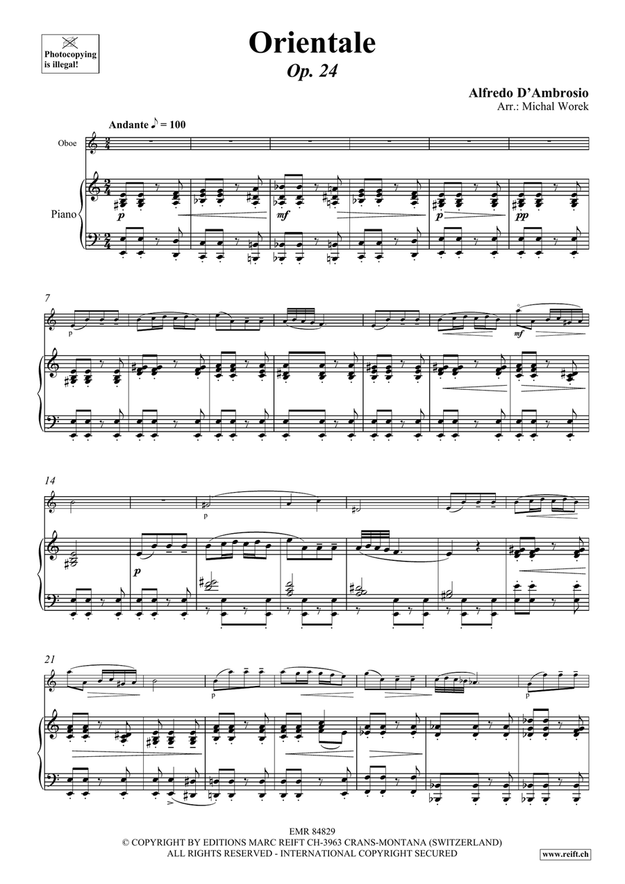Orientale Orientale Piano Accompaniment scores gallery preview page 4