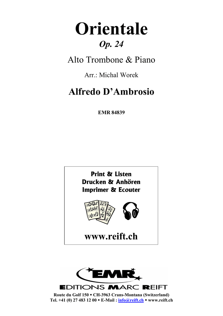 Orientale Orientale Piano Accompaniment scores gallery preview page 2