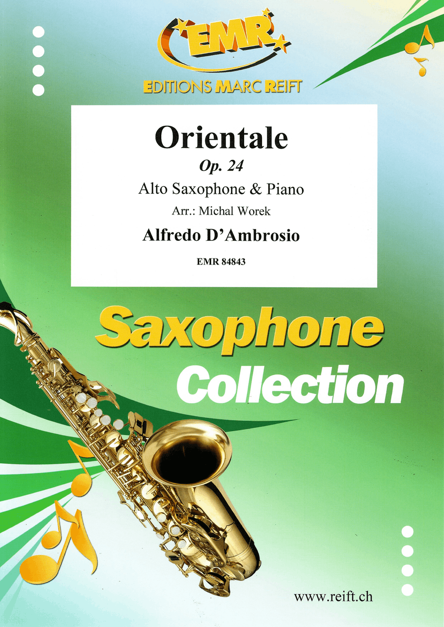 Orientale Orientale Alto Saxophone scores gallery preview page 1