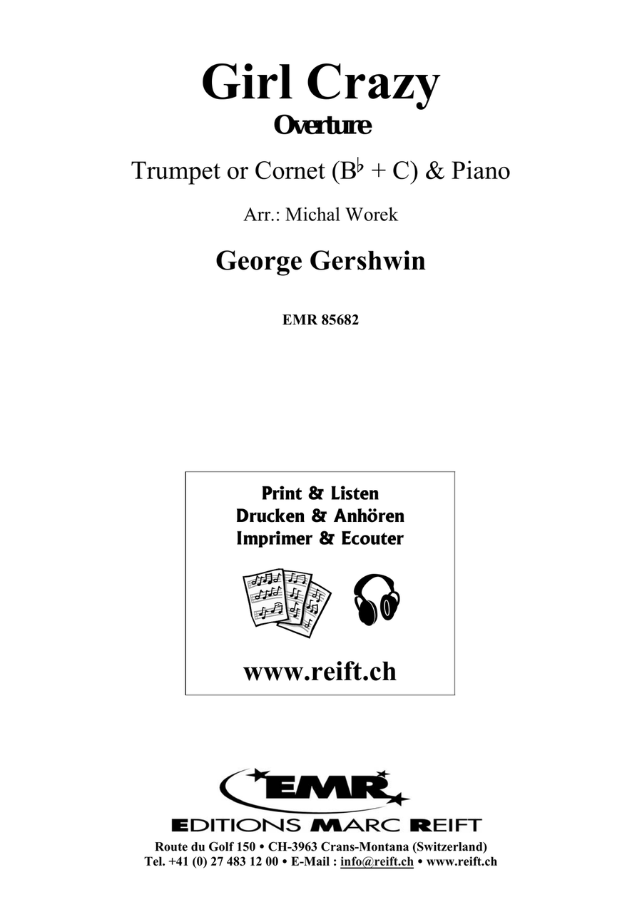Girl Crazy by George Gershwin Cornet - Sheet Music page 2