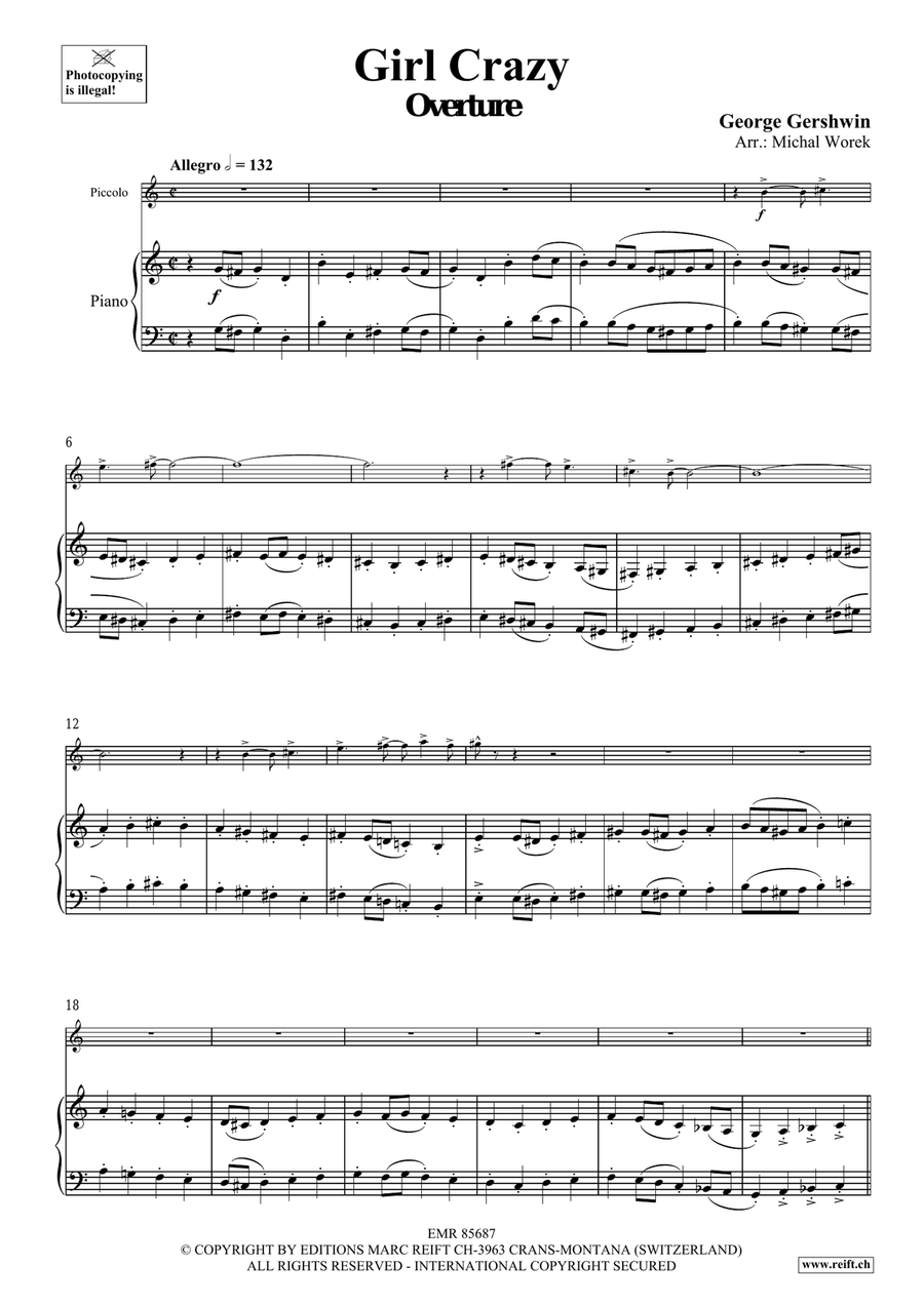 Girl Crazy Girl Crazy Piccolo scores gallery preview page 4
