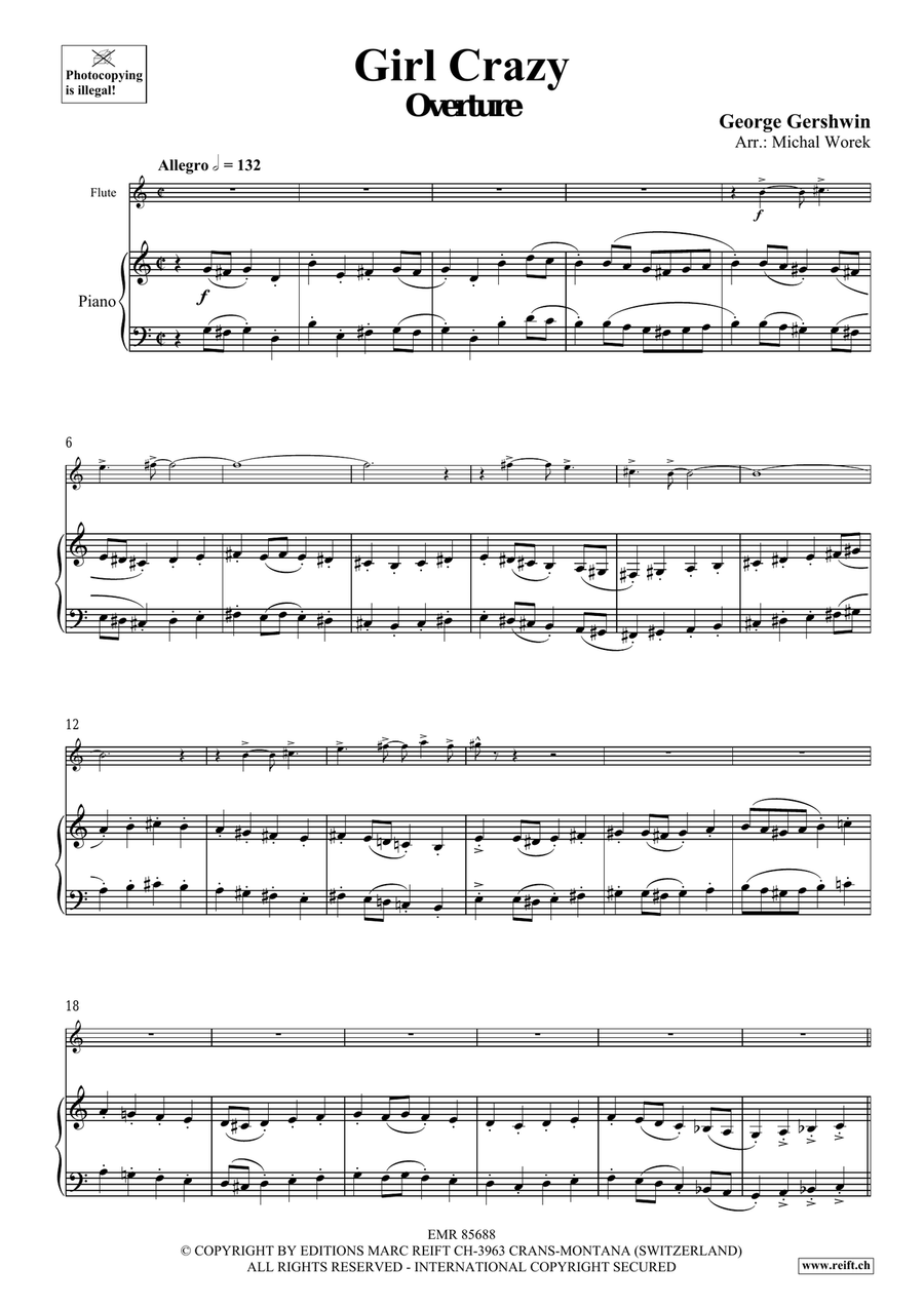 Girl Crazy Girl Crazy Flute Solo scores gallery preview page 4
