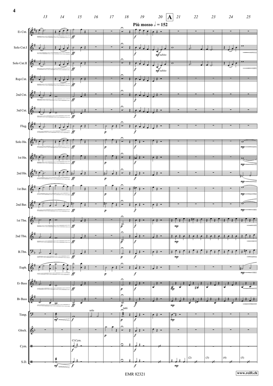 Hevenu Shalom Aleichem Hevenu Shalom Aleichem Brass Band scores gallery preview page 5