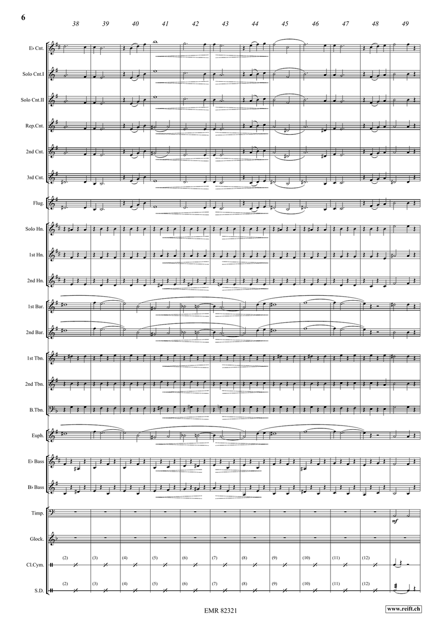 Hevenu Shalom Aleichem Hevenu Shalom Aleichem Brass Band scores gallery preview page 7