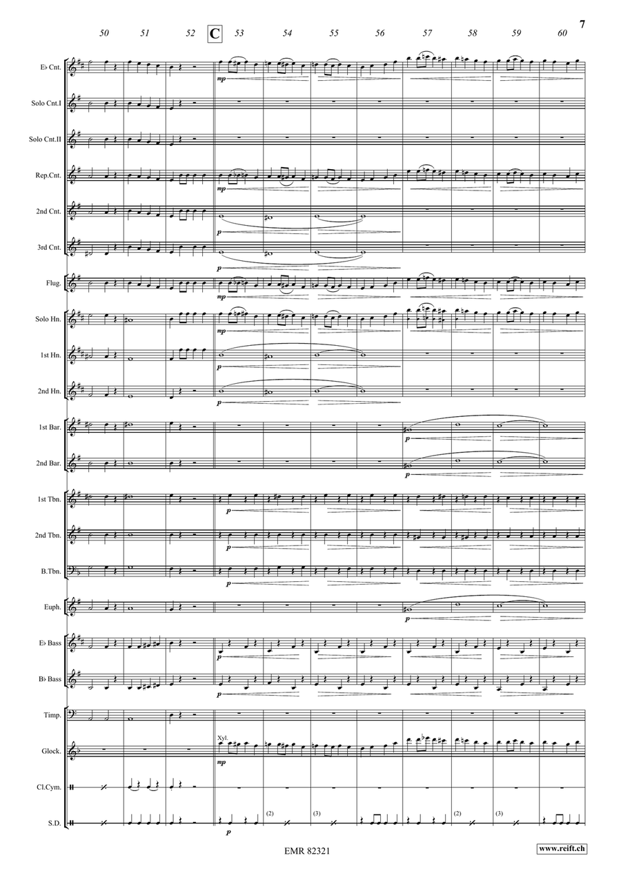 Hevenu Shalom Aleichem Hevenu Shalom Aleichem Brass Band scores gallery preview page 8