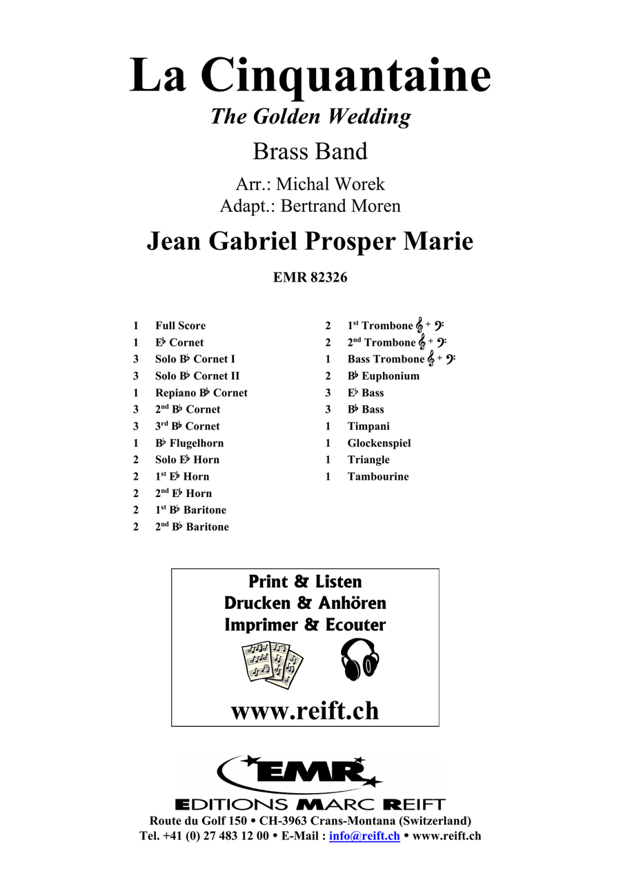 La Cinquantaine La Cinquantaine Brass Band scores gallery preview page 2