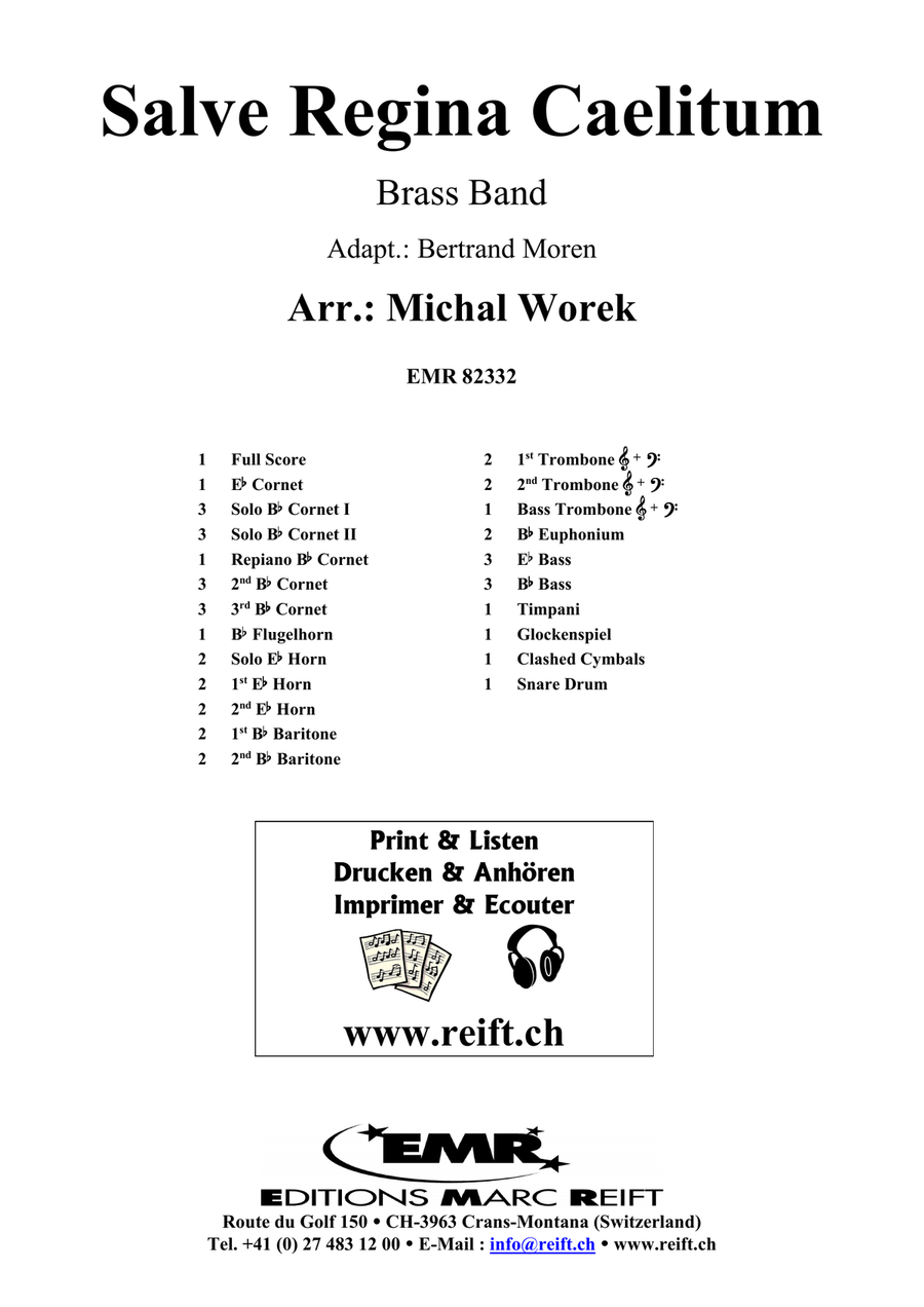 Salve Regina Caelitum Salve Regina Caelitum Brass Band scores gallery preview page 2
