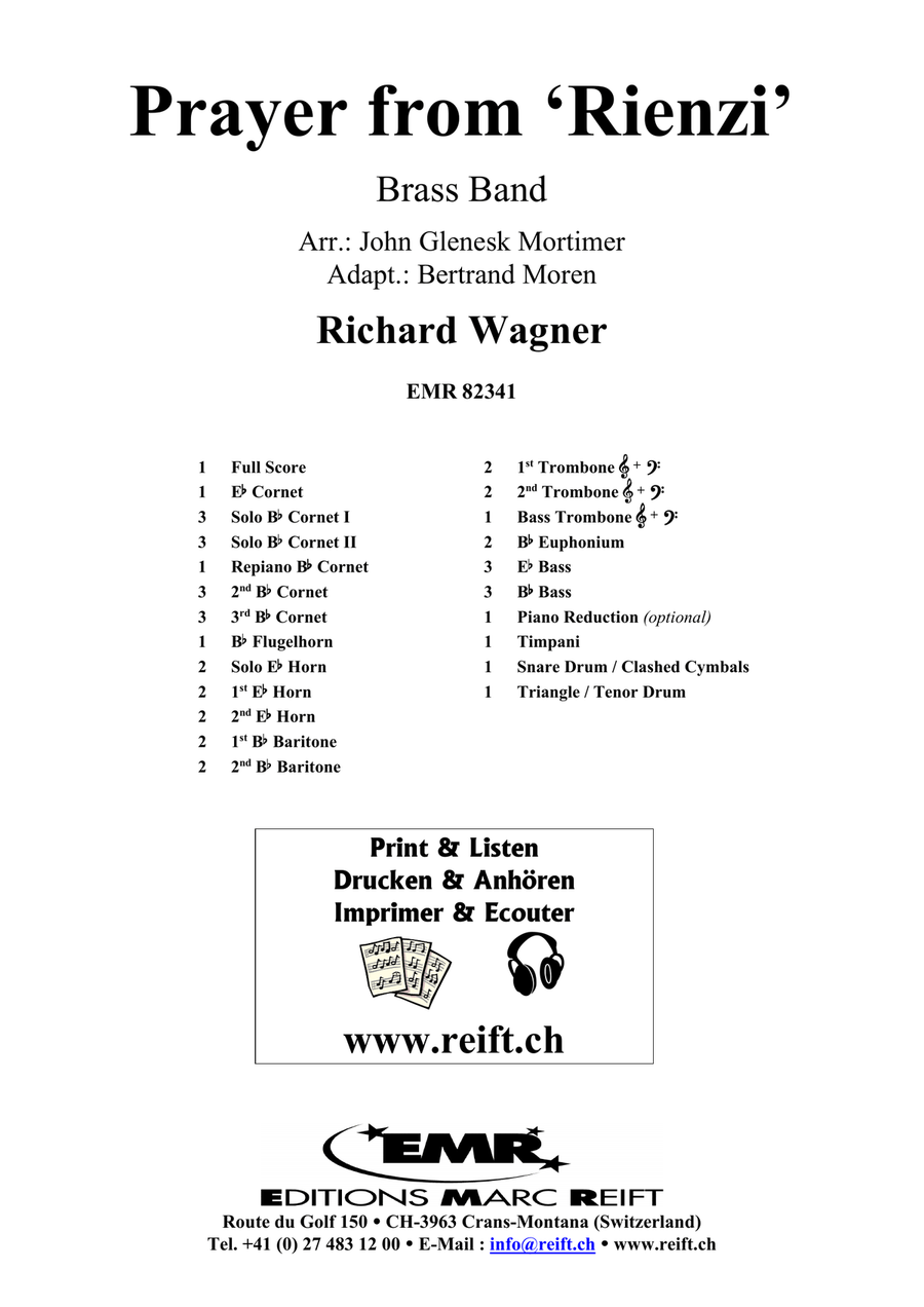 Prayer from Rienzi Prayer from Rienzi Brass Band scores gallery preview page 2