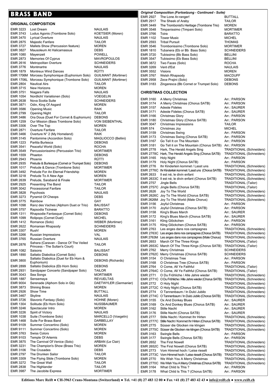 Hello Christmas Hello Christmas Brass Band scores gallery preview page 4
