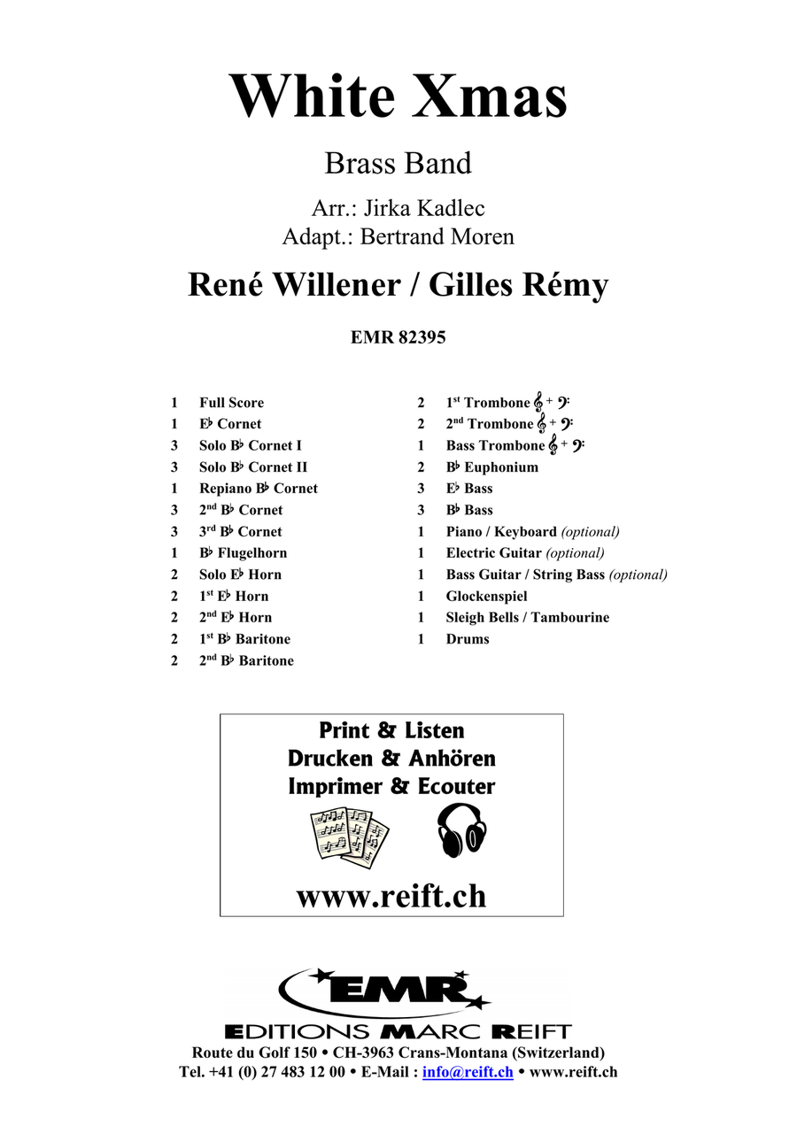 White Xmas White Xmas Brass Band scores gallery preview page 2
