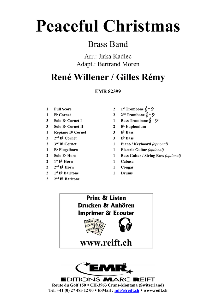Peaceful Christmas Peaceful Christmas Brass Band scores gallery preview page 2