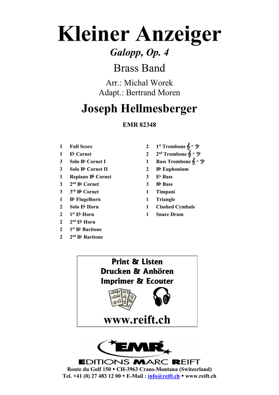 Kleiner Anzeiger Kleiner Anzeiger Brass Band scores gallery preview page 2
