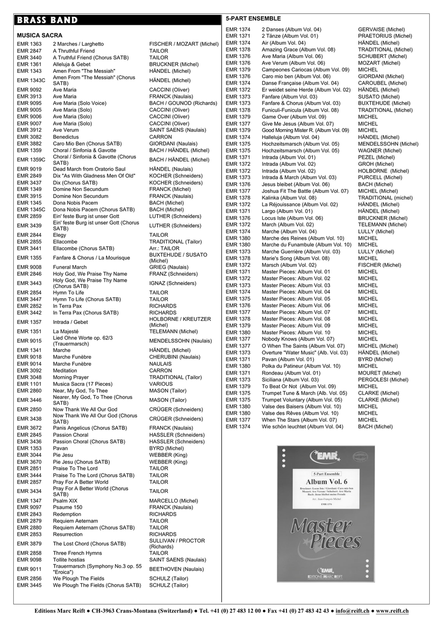 Kleiner Anzeiger Kleiner Anzeiger Brass Band scores gallery preview page 4