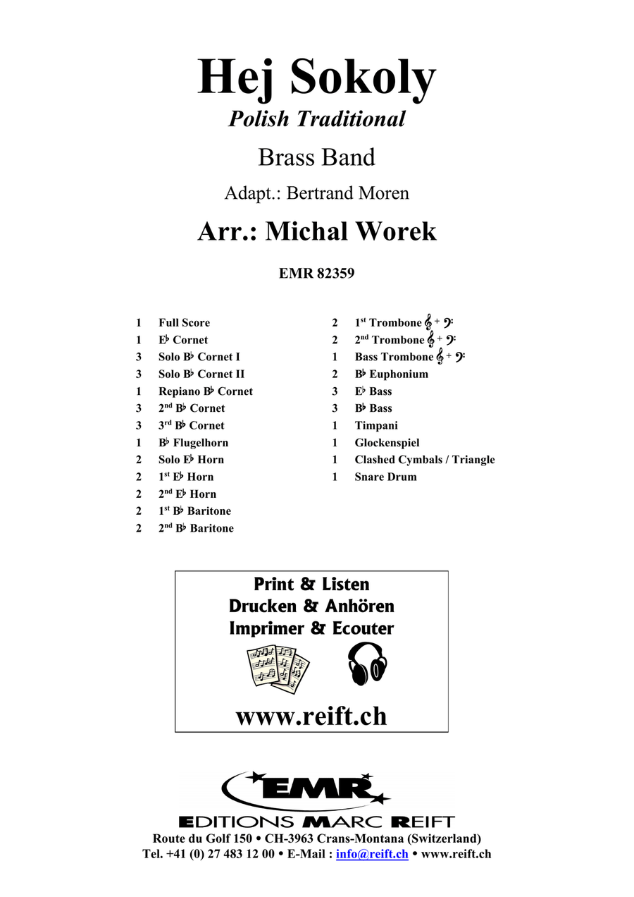 Hej Sokoly Hej Sokoly Brass Band scores gallery preview page 2