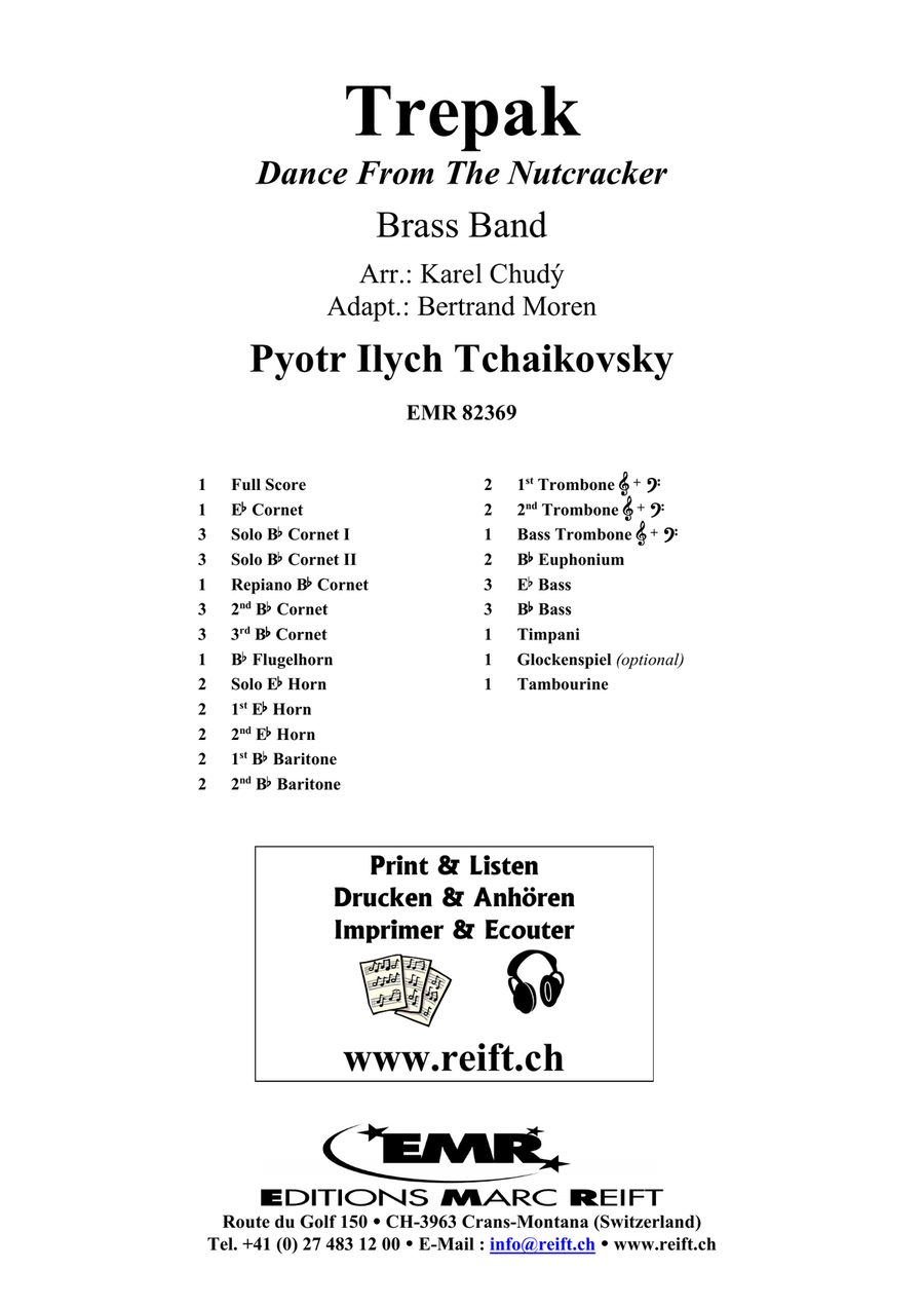 Trepak Trepak Brass Band scores gallery preview page 2