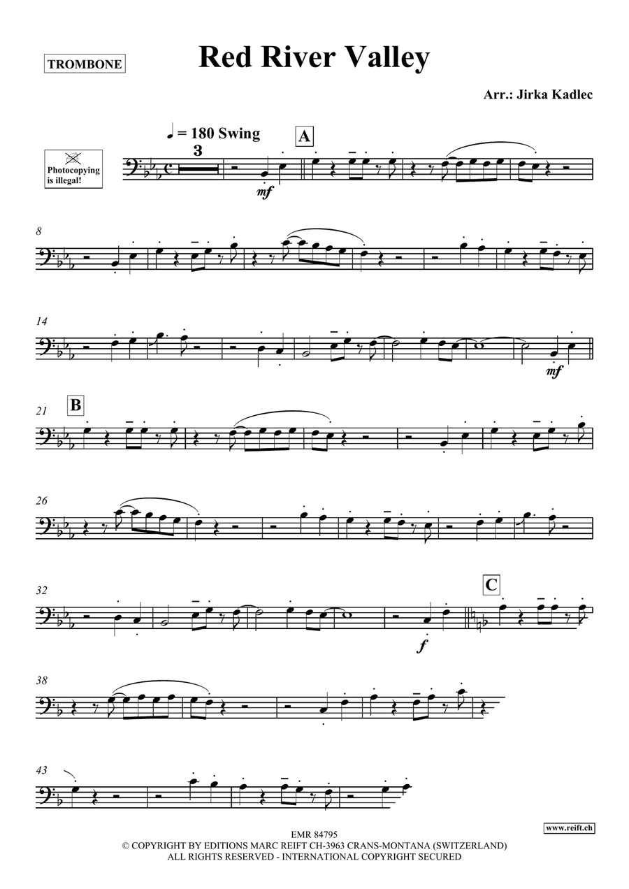 Red River Valley Red River Valley Piano Accompaniment scores gallery preview page 3