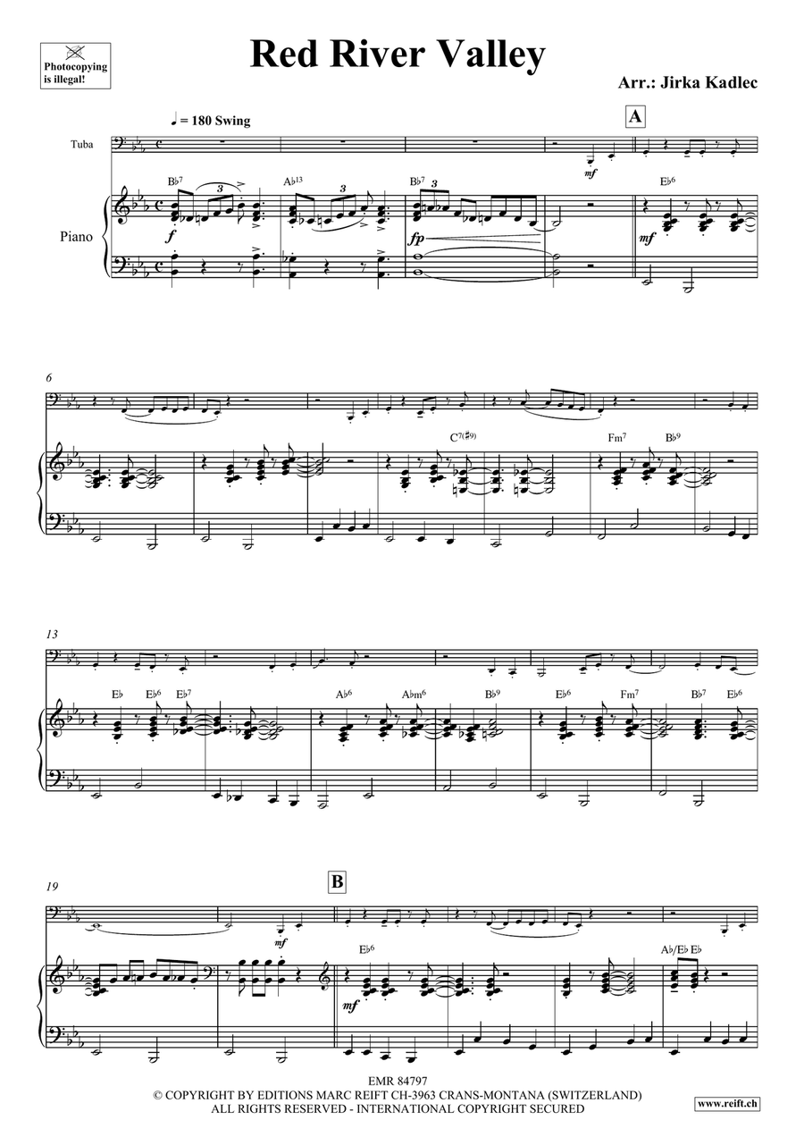 Red River Valley Red River Valley Tuba scores gallery preview page 4