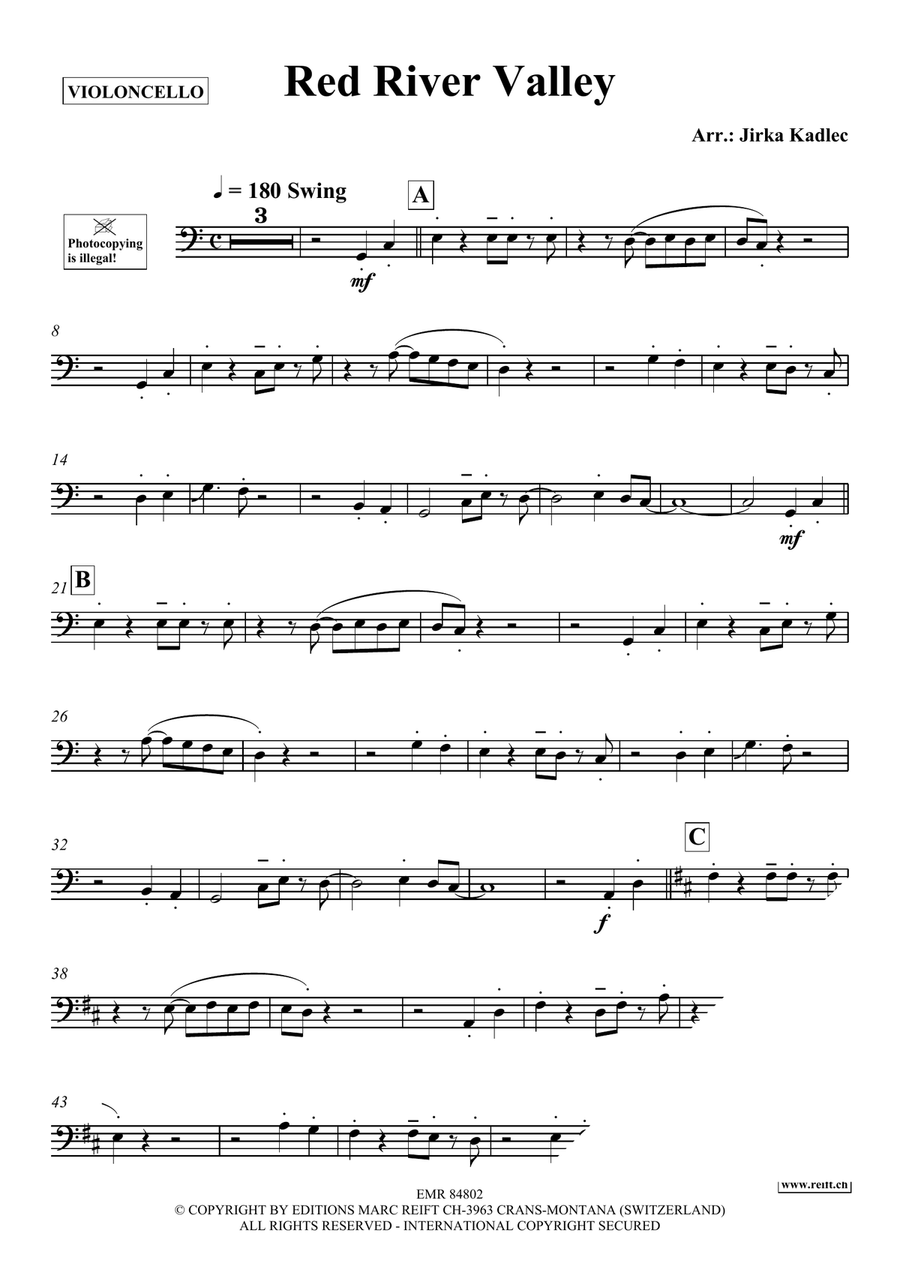 Red River Valley Red River Valley Piano Accompaniment scores gallery preview page 3