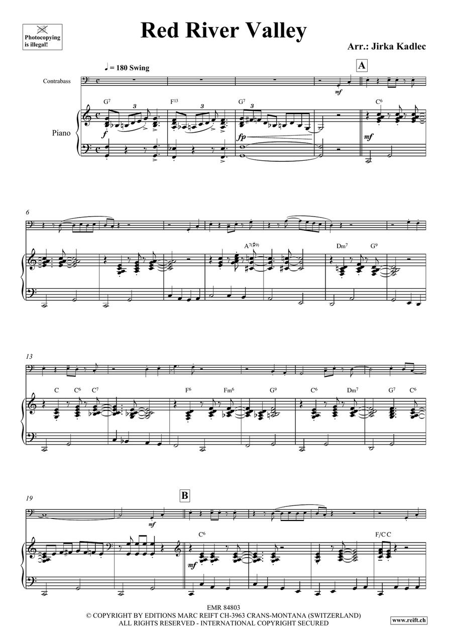 Red River Valley Red River Valley Double Bass scores gallery preview page 4