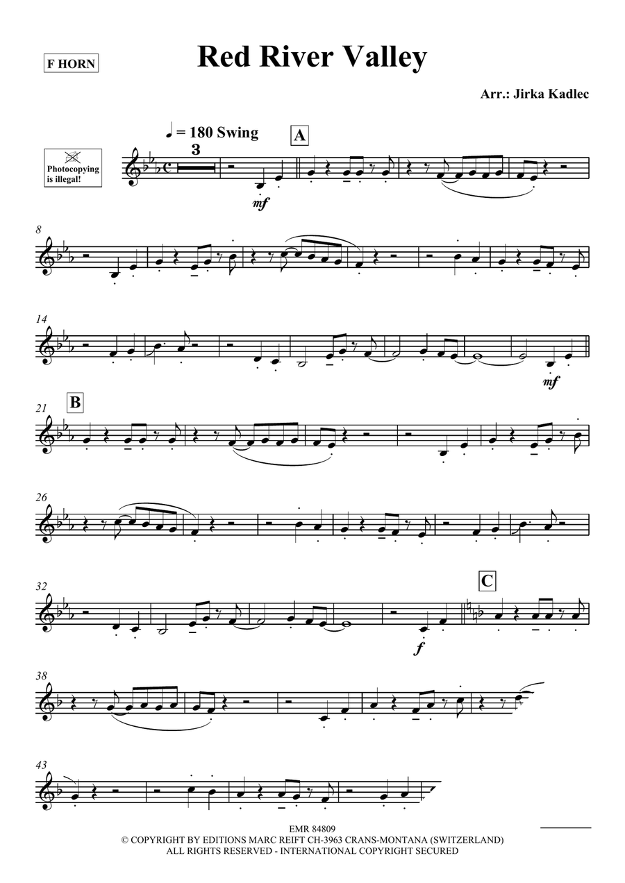 Red River Valley Red River Valley Horn scores gallery preview page 3