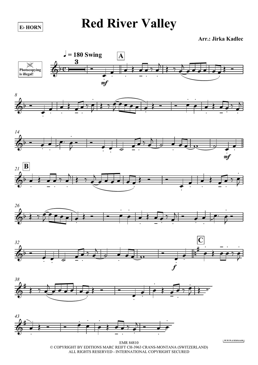 Red River Valley Red River Valley Horn scores gallery preview page 3