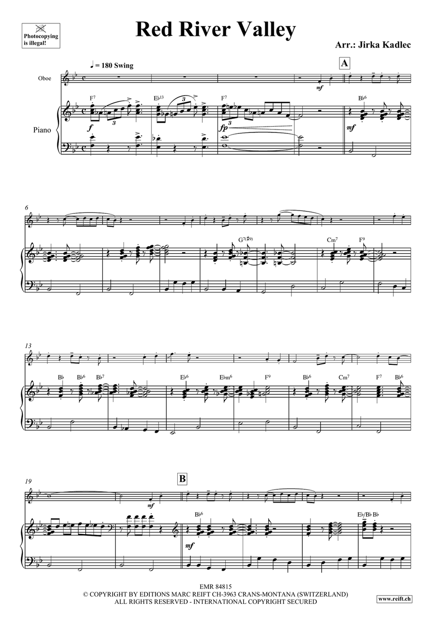 Red River Valley Red River Valley Piano Accompaniment scores gallery preview page 4