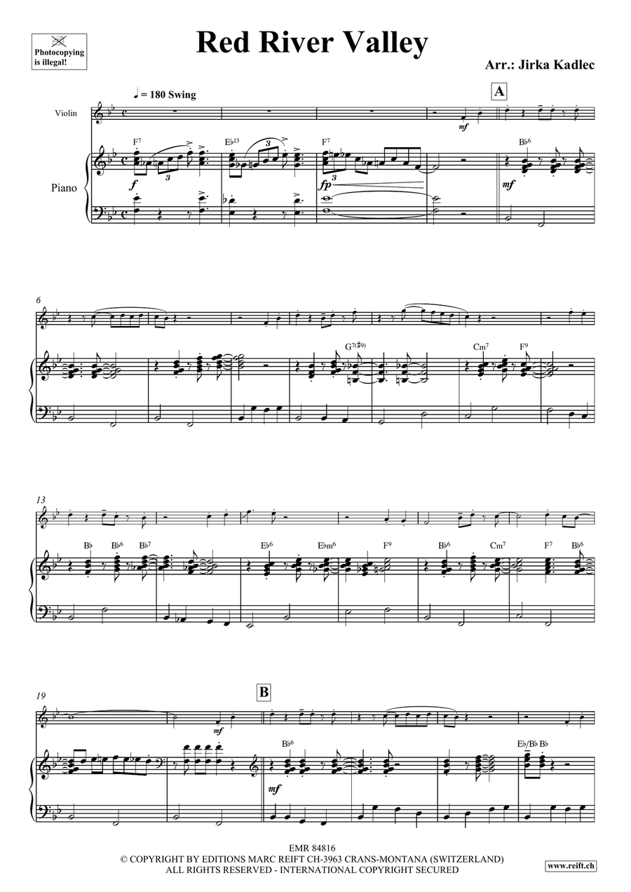Red River Valley Red River Valley Violin Solo scores gallery preview page 4