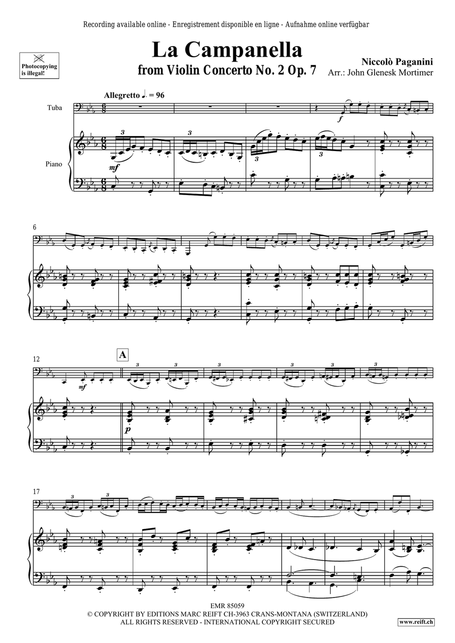 La Campanella La Campanella Tuba scores gallery preview page 4