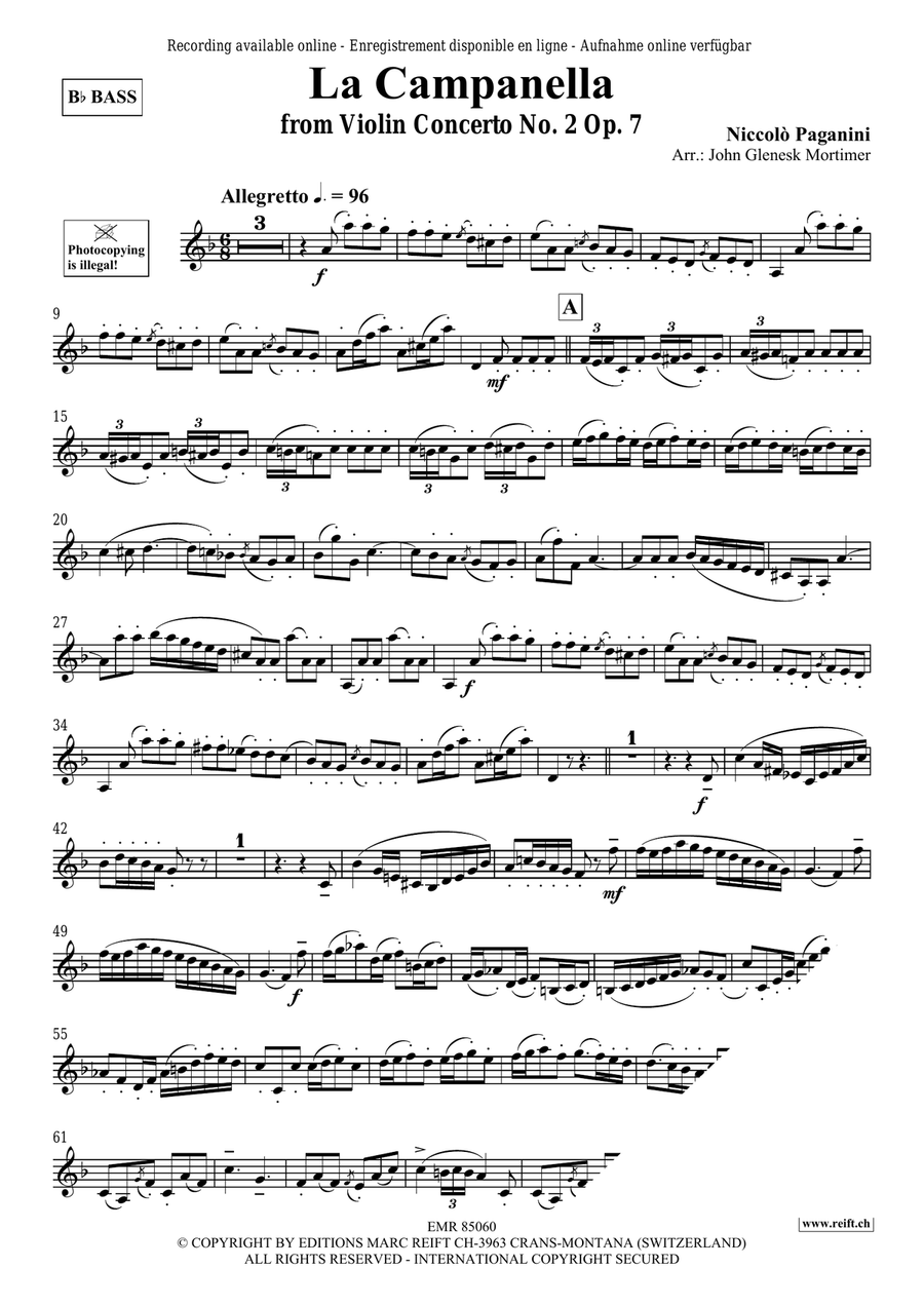 La Campanella Voice Solo scores gallery preview page 3