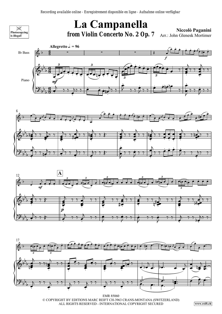 La Campanella Voice Solo scores gallery preview page 4