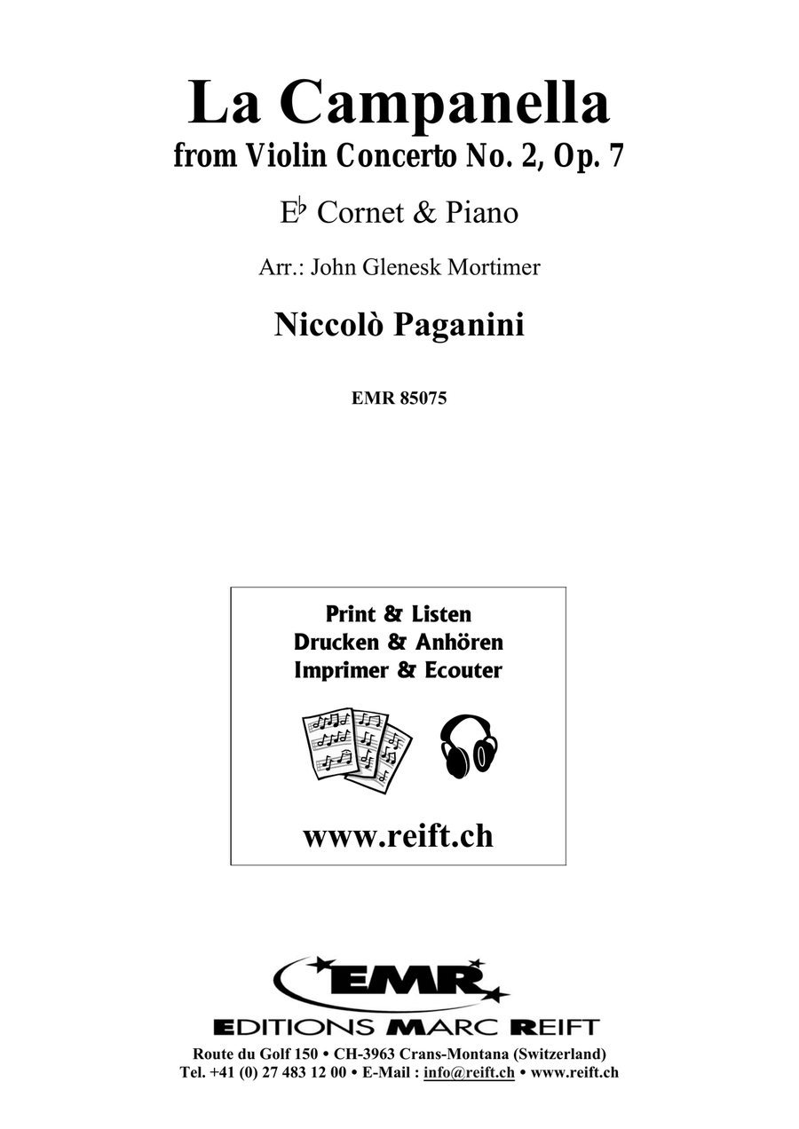 La Campanella La Campanella Cornet scores gallery preview page 2