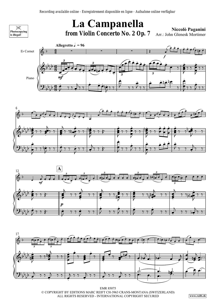 La Campanella La Campanella Cornet scores gallery preview page 4