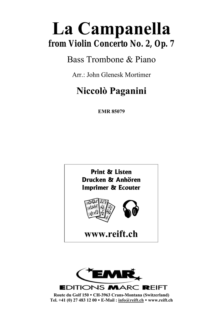 La Campanella La Campanella Bass Trombone scores gallery preview page 2