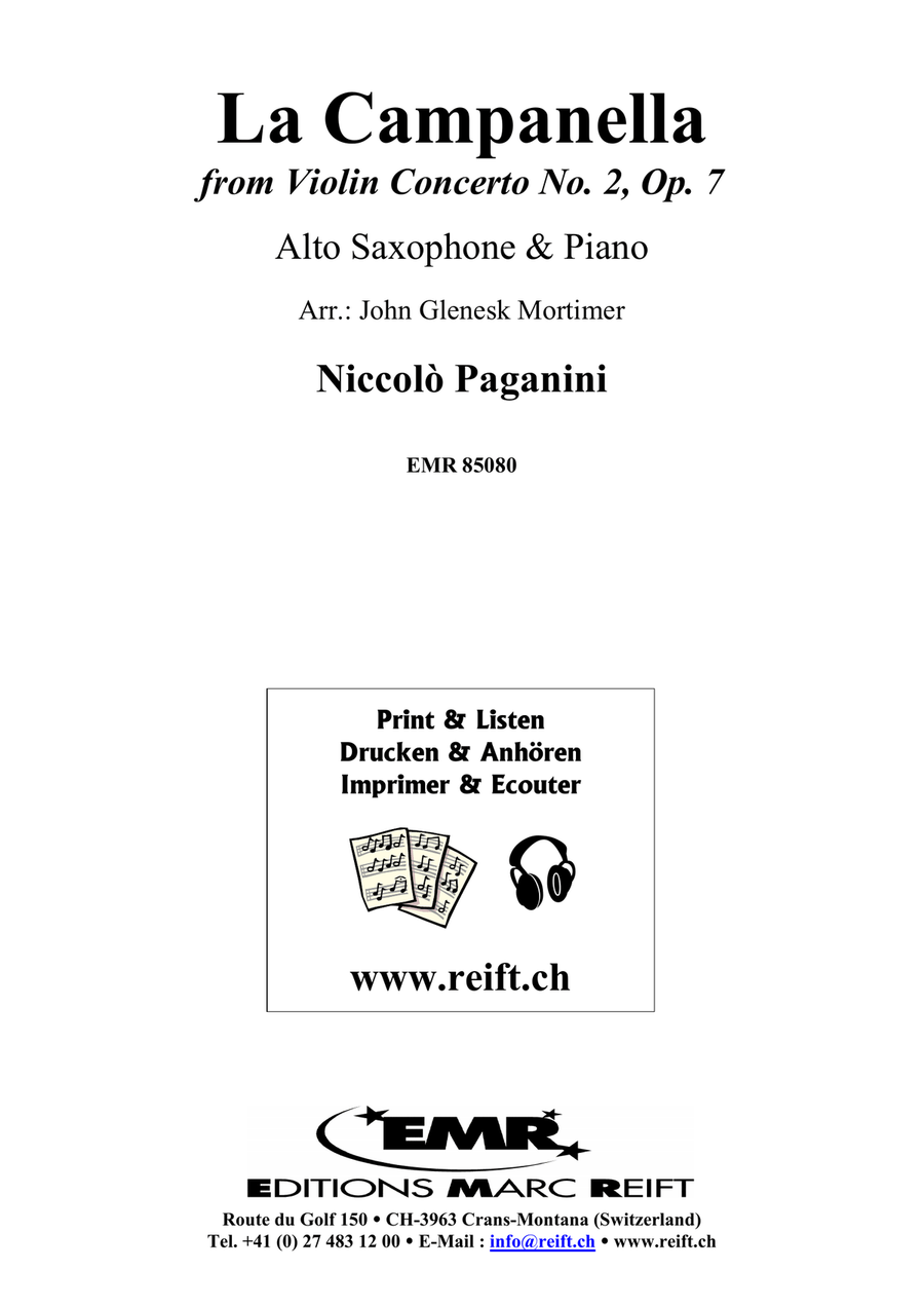 La Campanella Alto Saxophone scores gallery preview page 2