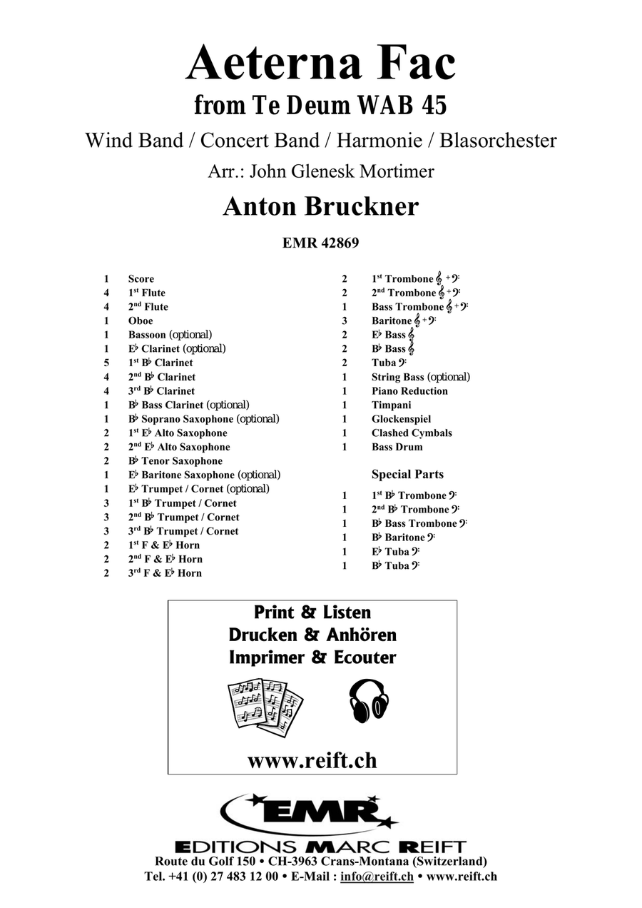 Aeterna Fac Aeterna Fac Concert Band scores gallery preview page 2