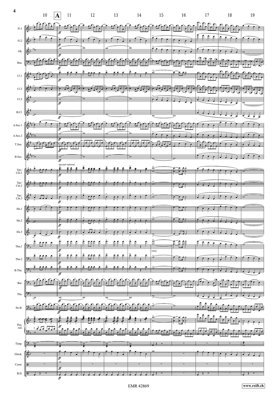 Aeterna Fac Aeterna Fac Concert Band scores gallery preview page 4