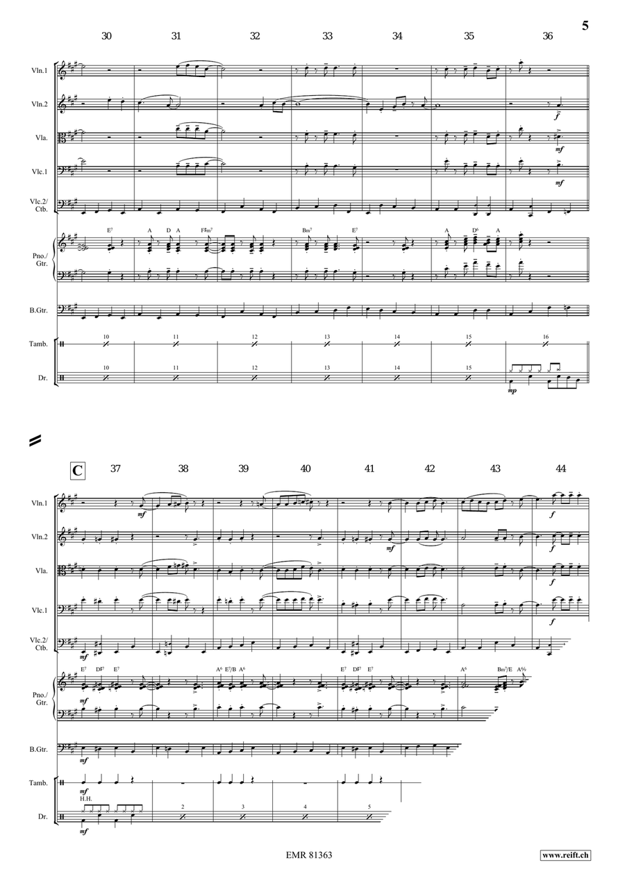 Oh My Darling Clementine Oh My Darling Clementine String Orchestra scores gallery preview page 5