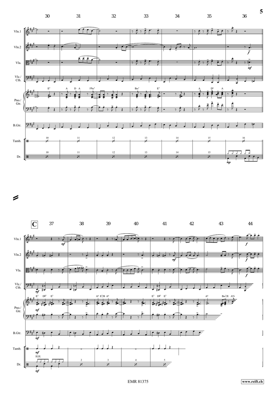 Oh My Darling Clementine Oh My Darling Clementine String Quartet scores gallery preview page 5