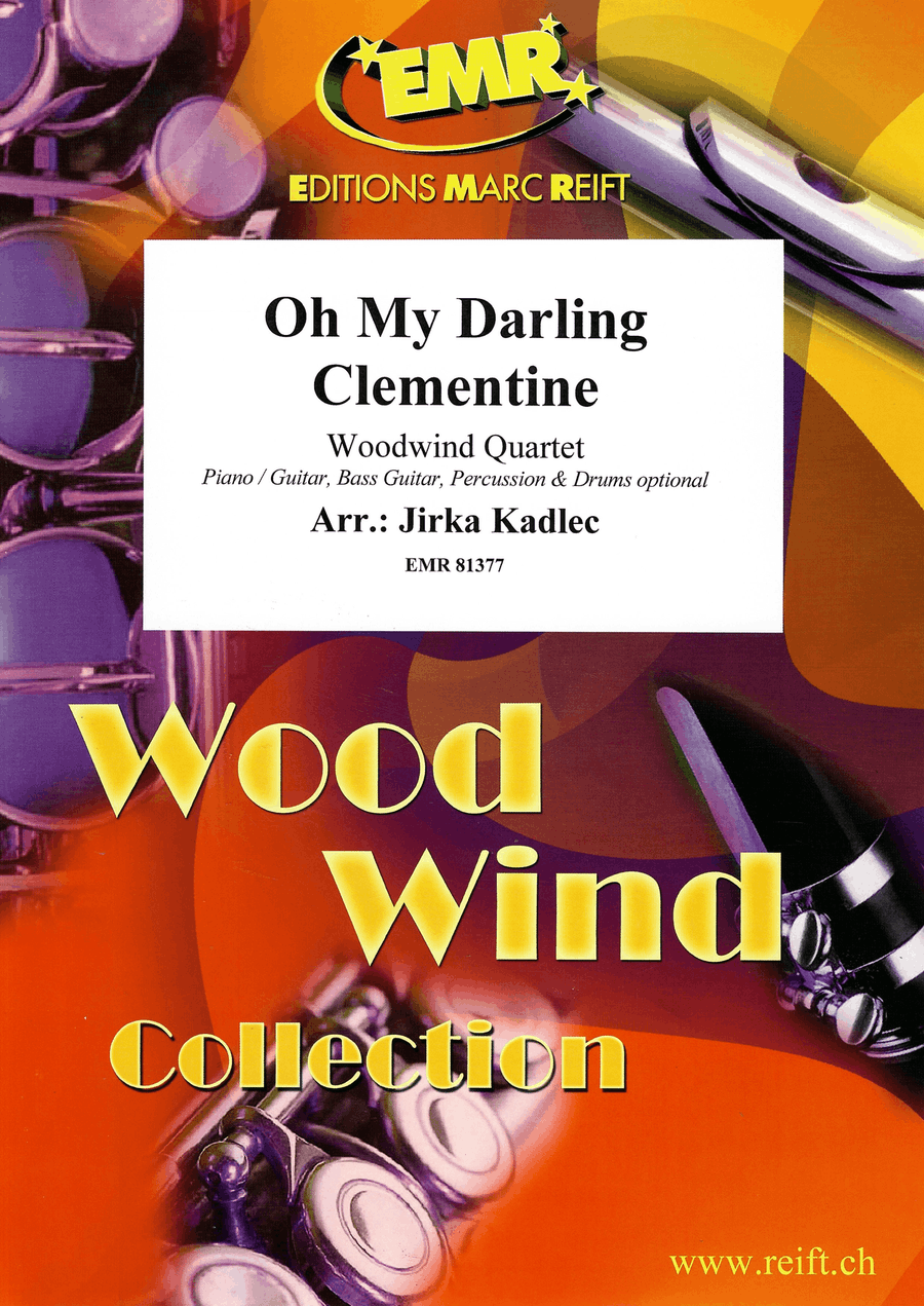 Oh My Darling Clementine Oh My Darling Clementine Woodwind Quartet scores gallery preview page 1