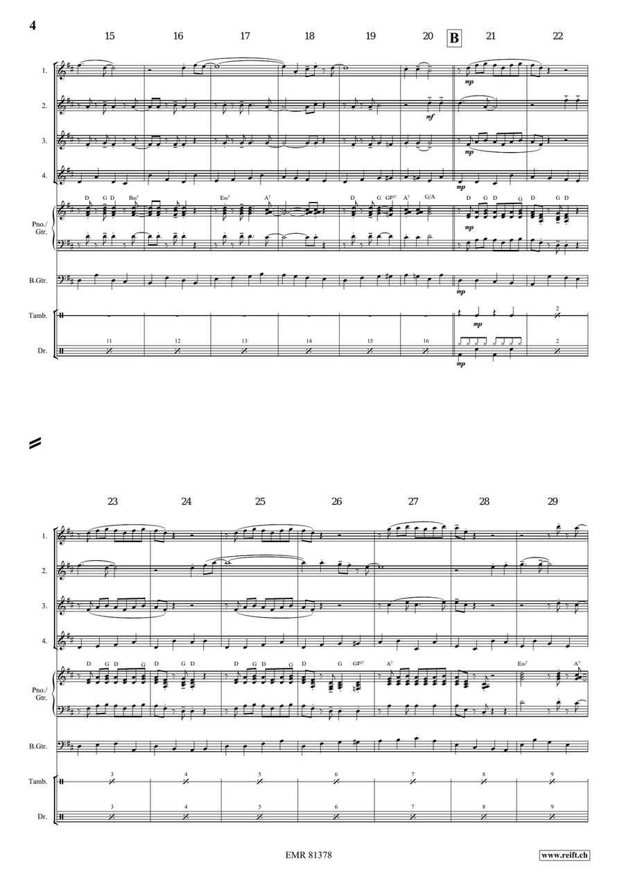 Oh My Darling Clementine Oh My Darling Clementine Flute Quartet scores gallery preview page 4