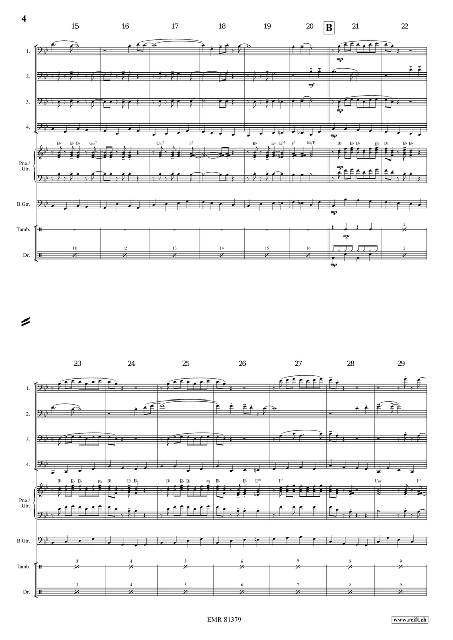 Oh My Darling Clementine Oh My Darling Clementine Bassoon Quartet scores gallery preview page 4