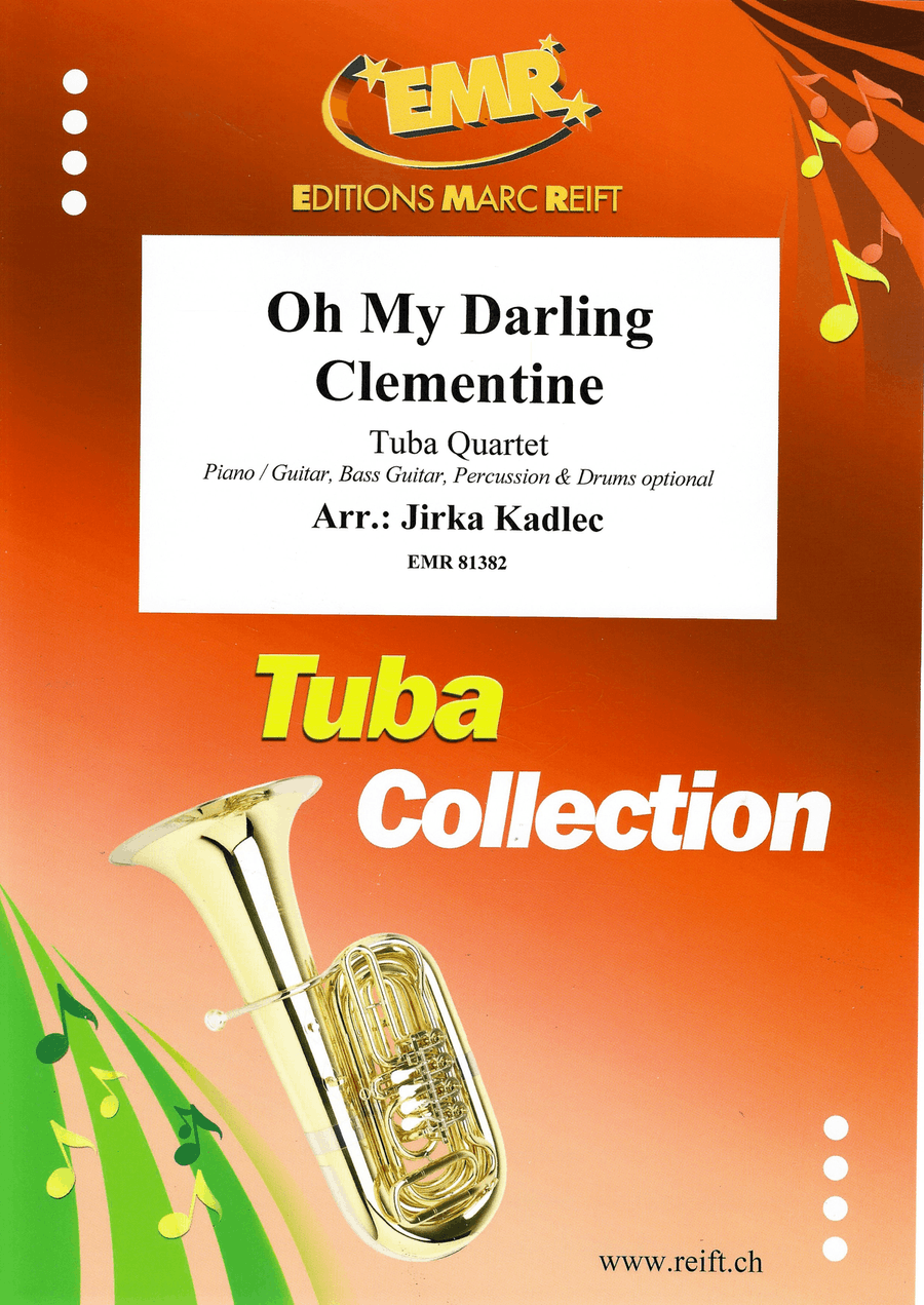 Oh My Darling Clementine Oh My Darling Clementine Tuba Quartet scores gallery preview page 1